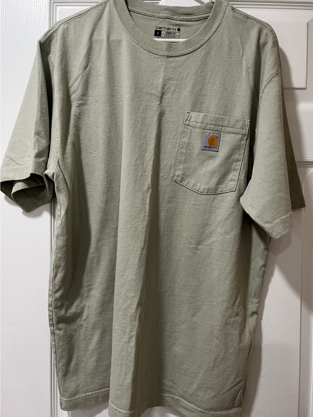 Carhartt Short-Sleeve Pocket Tee in Sage
